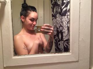 Shy girl showing teasing me trust me those tits are amazing she is so pretty