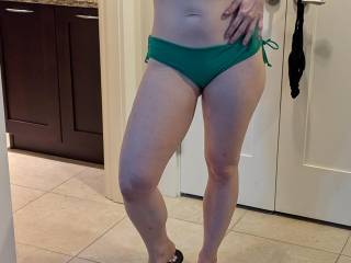 Hot views on a pool day