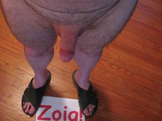 Flip flops and floppy.
