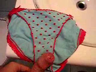 Another pair of some friend\'s underwear I just figure to have cumed on.