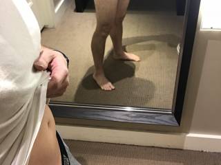 Feeling horny in the fitting room