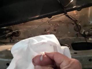 Got horny working in the garage alone so I had to take care of it anyone want to come suck Iit for me  ?