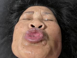 Cum on lips