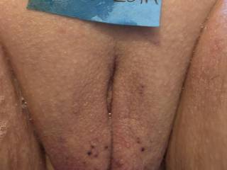 after hubby shaved me.