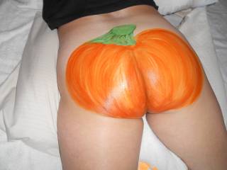 He wanted to paint my ass for a Halloween Party