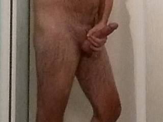 Jerking off in the shower today.