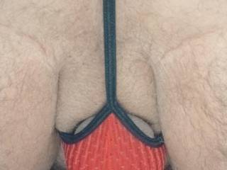 Rear view sexy undies striptease