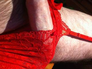 Red lingerie brings out the slut in me... x