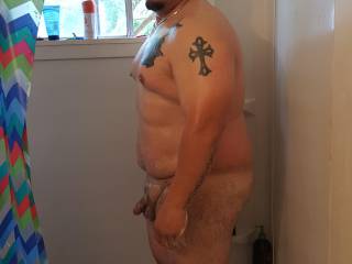 sexy husband just out of the shower