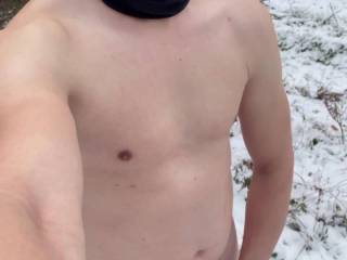 It was very cold but i want to do a naked session in Winter