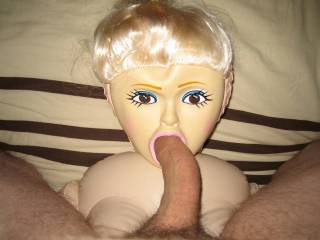 getting a blowjob from a blowdoll !