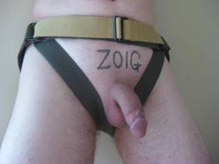 My submission for the May belt theme. Its 3 canvas belts interconnected to make this harness....so what do you think?
