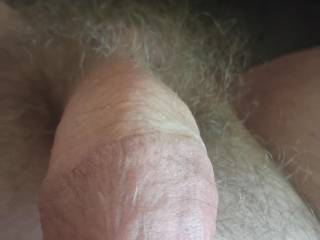 Close up of my hard shaft