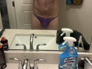 Purple thong