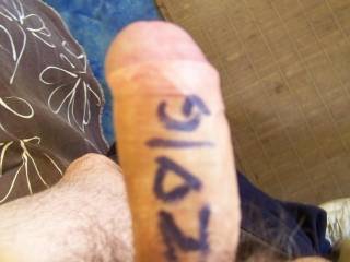 the first time i paint my dick for all the people of zoig