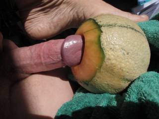 Pushing my big dick into a fresh melon hole - who want's some?