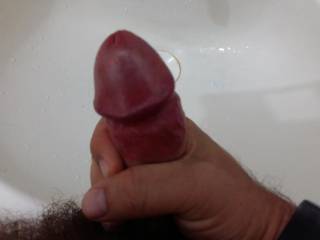 Masturbating