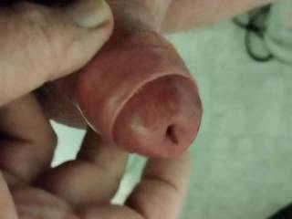 I just felt like showing you my head as I stroke slowly for you. If you are interested I will cum for you. I will make a cum video for you cuming on your face.. please let me know