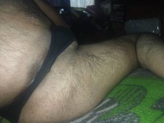 my bi native ass in thong