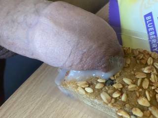 Adding some moisture to a morning cake bar.