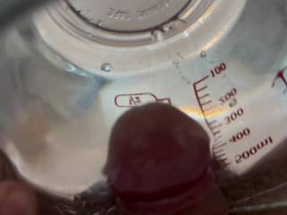 Goddess wanted me put my dick in cold water do one minute, then flog myself 20 times with a belt.