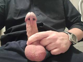 My pierced and cut cock