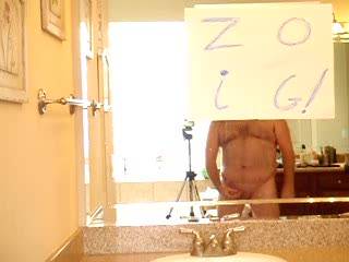 Playing with my dick for my ZOIG!  Self Shot video.
