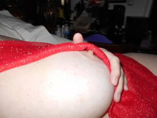 Is it a nip slip, or a nipple readied to be slipped?