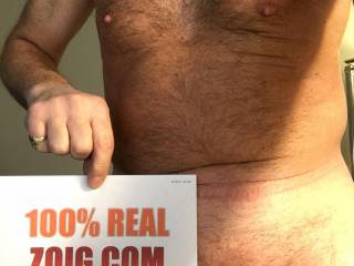 Naked selfie to promote Zoig and prove I'm real!