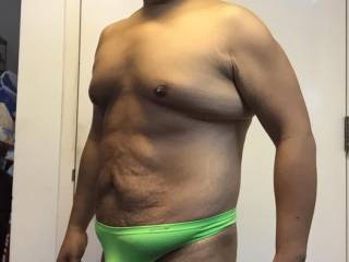 Green thong, underwear, American Outfitters