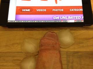 My cock and some ice