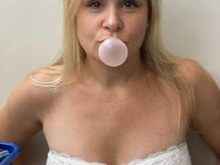 Pink bubble cum