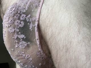 Sheer lacy panties