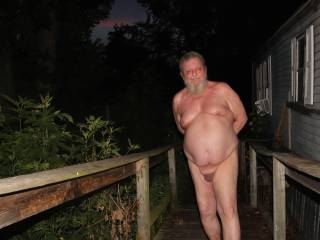 Sunset naked. Would you like to take in the view with me?