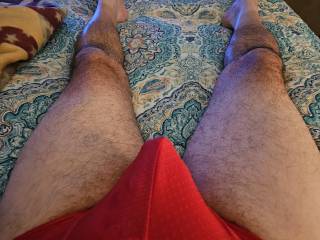 me waitin on the wifey to finish her shower