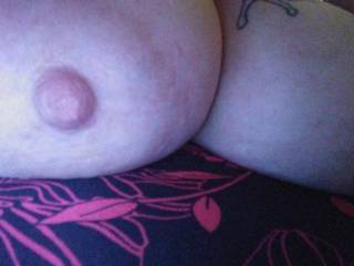 Having my nipples sucked and nibbled on is what I need.