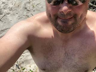 Nude on a beach