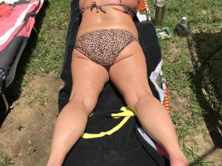 wife laying out