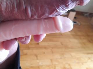 Well does he measure up ladies , which would you prefer the real deal or the false fun 😁