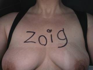 This one\'s for Zoig!! Love getting my tits out for the lads