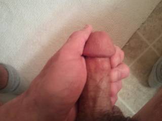 Some bathroom shots of my dick.