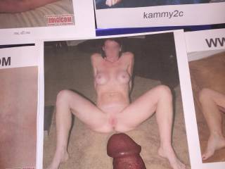 Multi picture cock tribute for Kammy2c!!