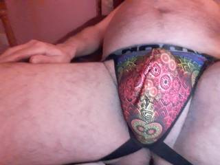 Showing my new Jock on cam.😏