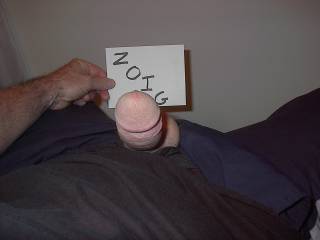 Beating it and leaking on Zoig