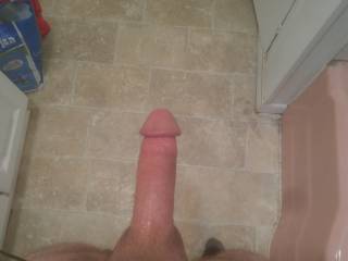 Woke up horny bout jump in shower so figured I'd play first