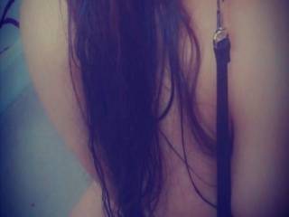 Posing for him