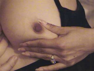 Nice nipple and nice long fingers..... I've got just the thing to wrap them around!