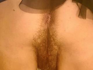 Hairy tulle pussy