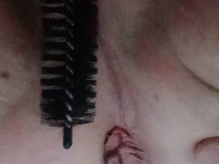 My Big Black Wire Brush and Asshole