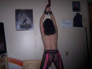 bound to the wall during a party. want me bound to your wall?
